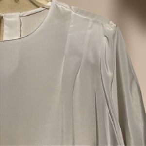 Christie and Jill White Short Sleeve Blouse